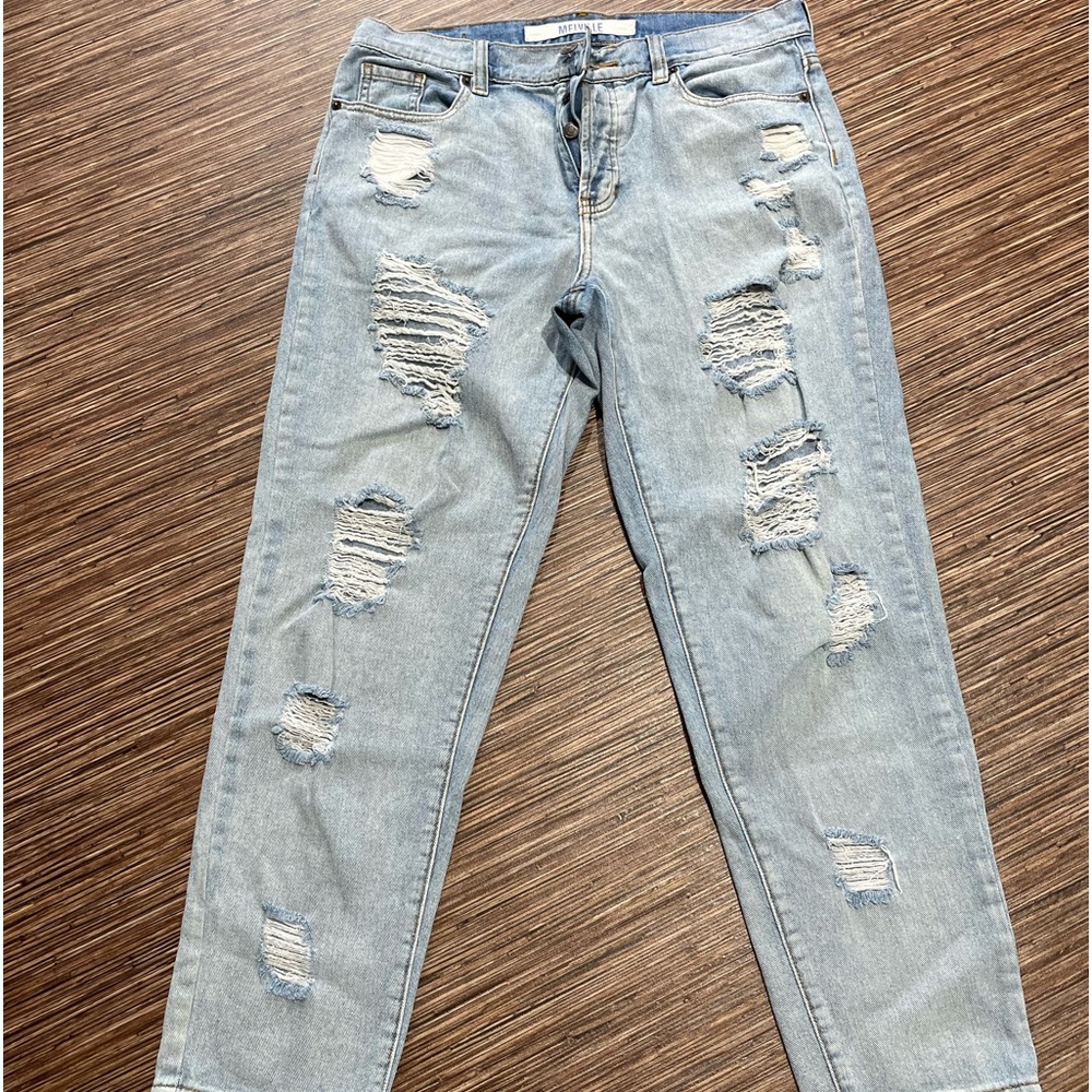 Brandy Melville Distressed Ankle Jeans size 29